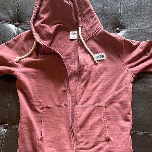 The North Face Burgundy Full-Zip Hoodie